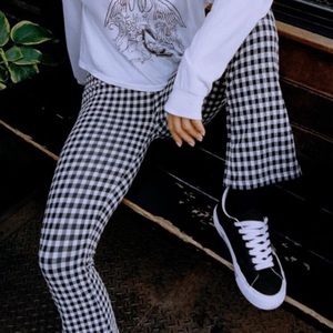 Urban Outfitters Gingham Flare Pants
